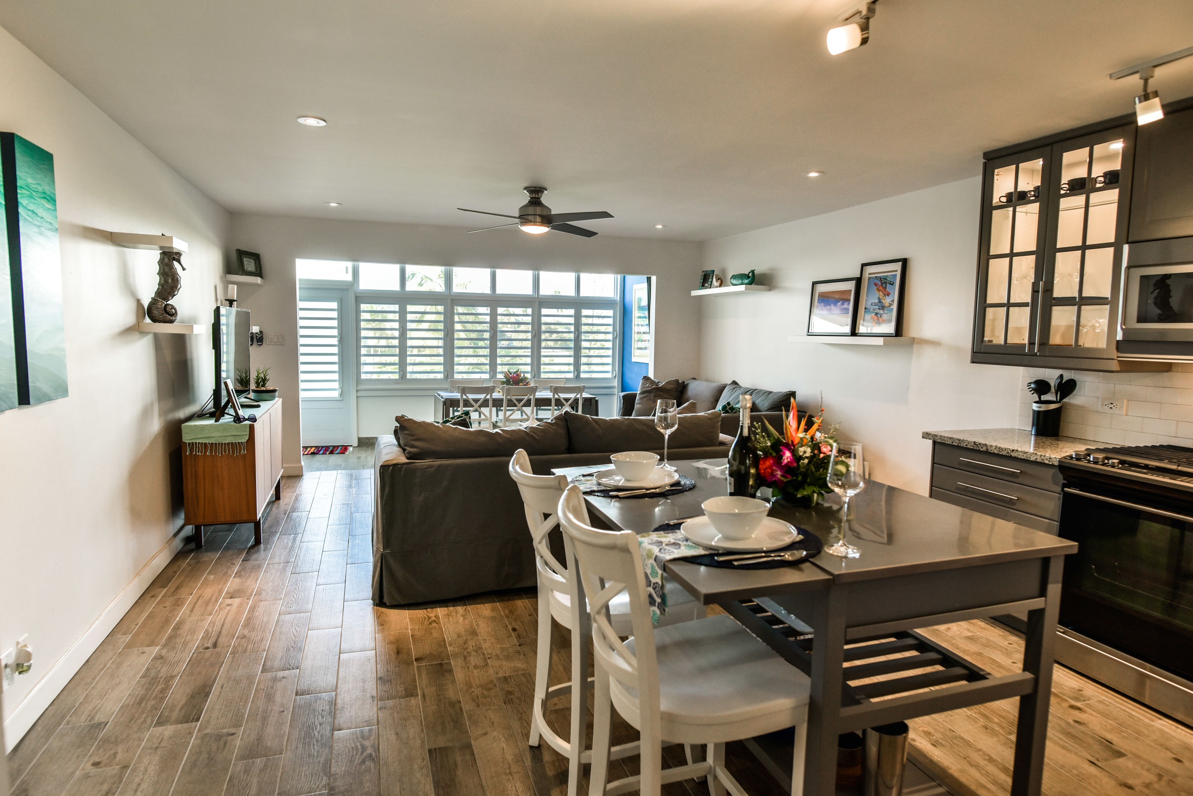 奢華套房, 1 間臥室, 2 間浴室, 海景 (Villa Nautilus) | 房內用餐區