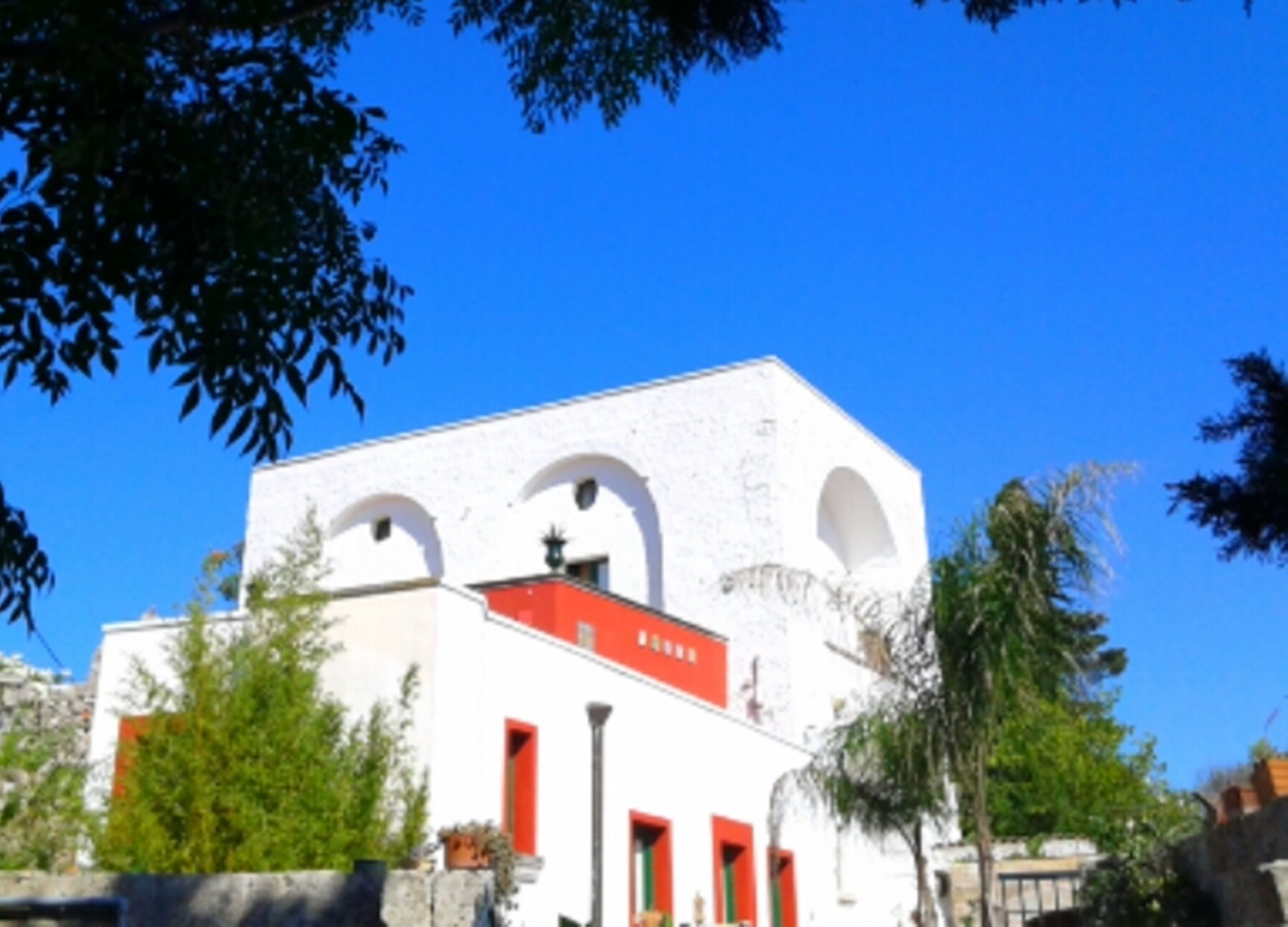 Fassade der Unterkunft