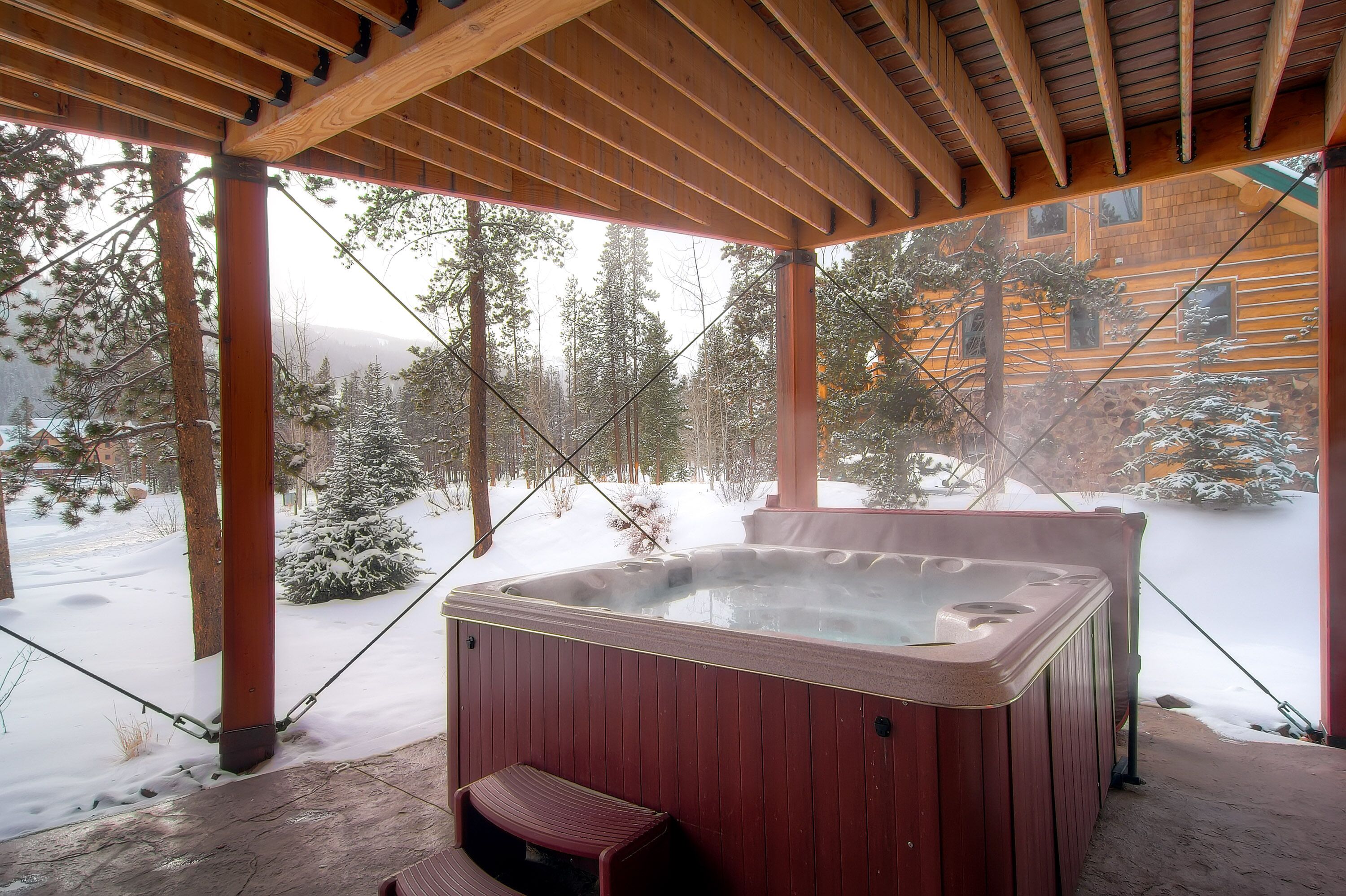 Baignoire à remous extérieure