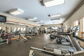 Condo, Multiple Beds, Courtyard View (Mall 1413) | Fitness facility - Mall 1413 by SummitCove Vacation Lodging (Keystone)