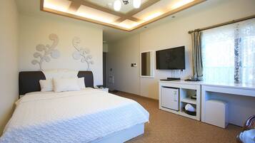 Chambre Double, vue mer | Rideaux occultants, Wi-Fi gratuit