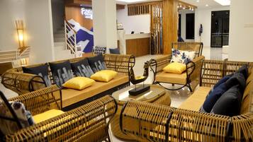 Sala de estar en el lobby