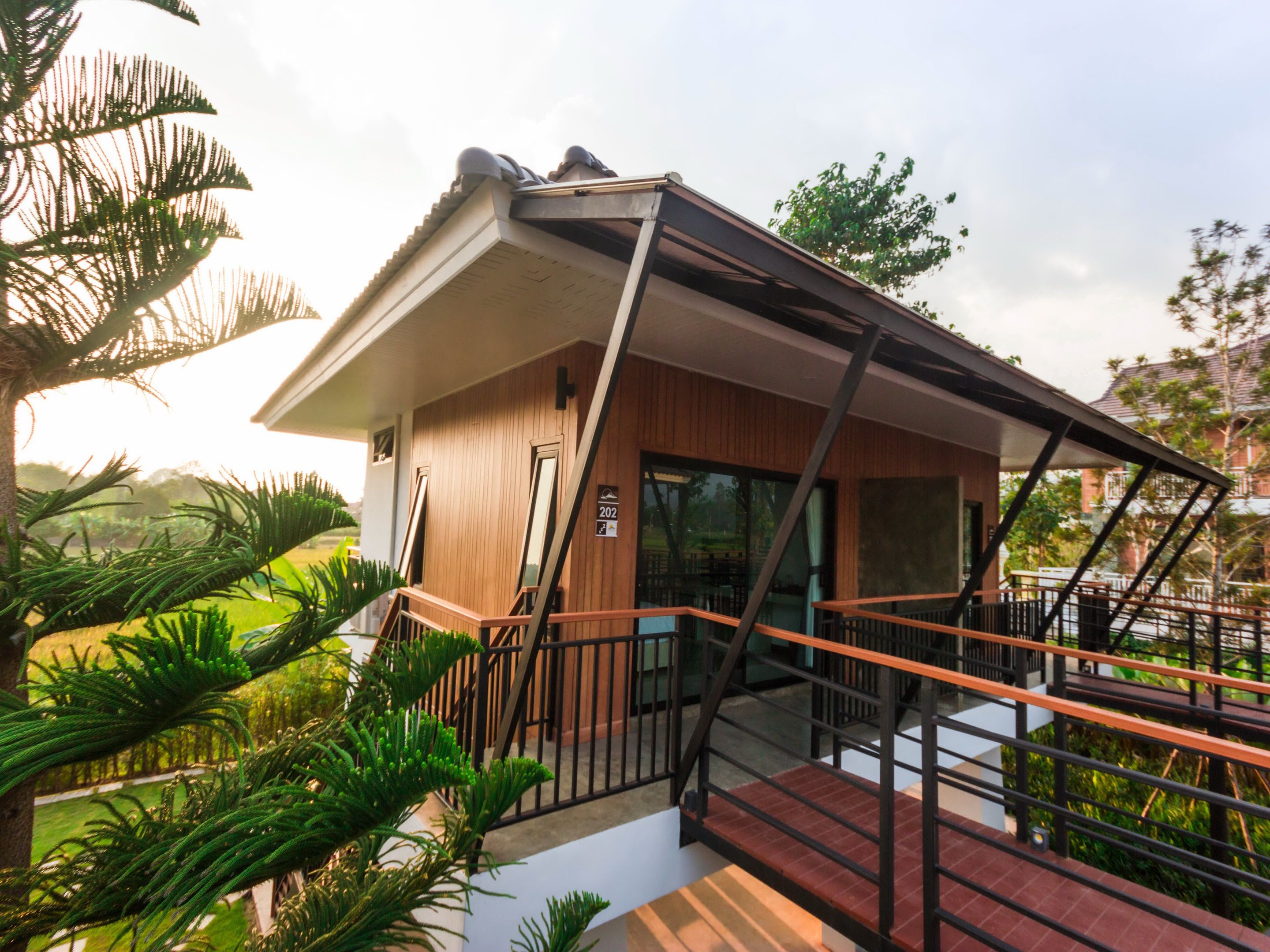 Twin Villa  | ลานระเบียง/นอกชาน