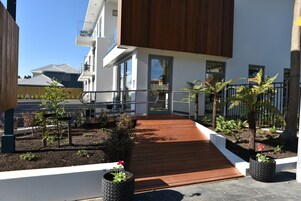 Entrada de la propiedad