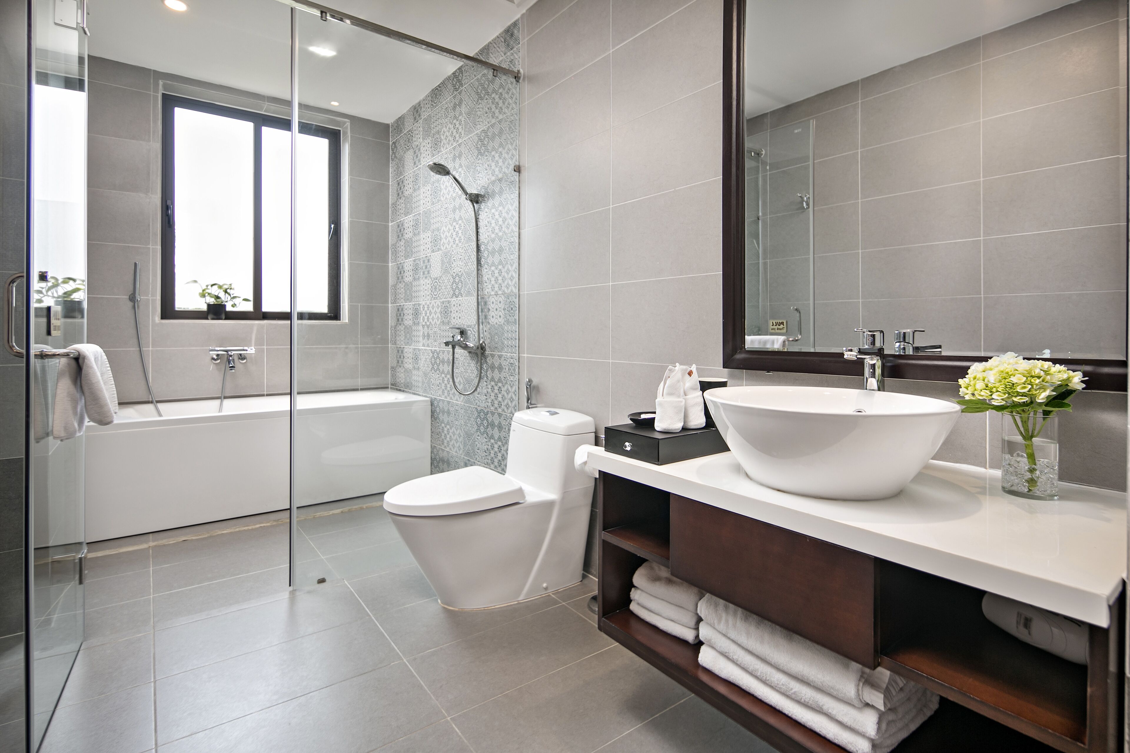 family room | bathroom | slippers