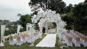 Außenbereich für Hochzeiten