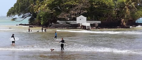 Beach nearby, fishing