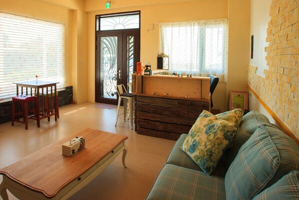 Sala de estar en el lobby