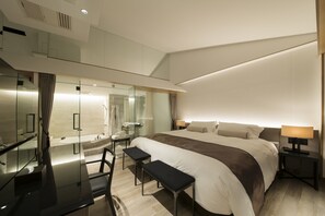 Penthouse (West) | Down comforters, in-room safe, blackout drapes, iron/ironing board - Art Mon Zen Kyoto (Kyoto)