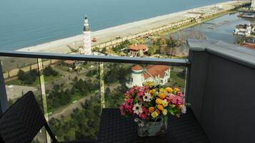 Blick von der Unterkunft