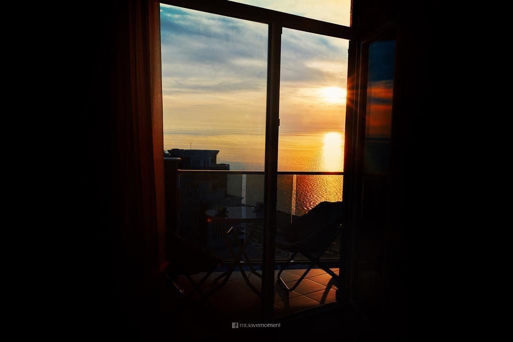 Comfort Studio Suite, 1 King Bed with Sofa bed, Sea View, Beachfront | Balcony view