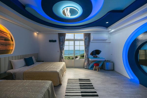 Standard Quadruple Room, Beach View | Front of property