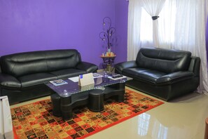 42-inch plasma TV with satellite channels, TV, first-run movies - KM Executive Lodge (Livingstone)