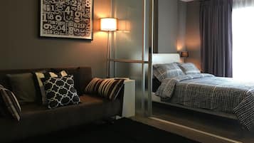 Studio High Floor | Iron/ironing board, free WiFi, bed sheets