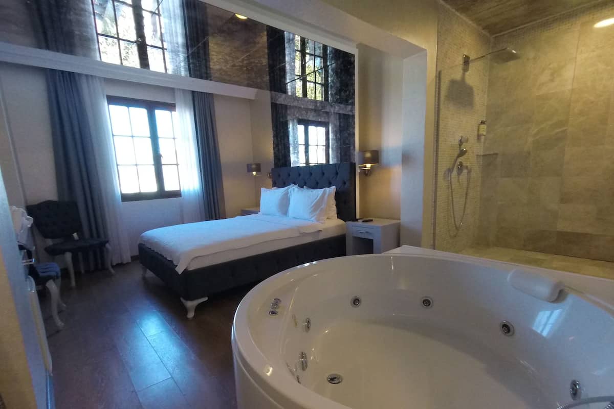 Suite, baignoire à jets | Minibar, bureau, fer et planche à repasser, Wi-Fi gratuit