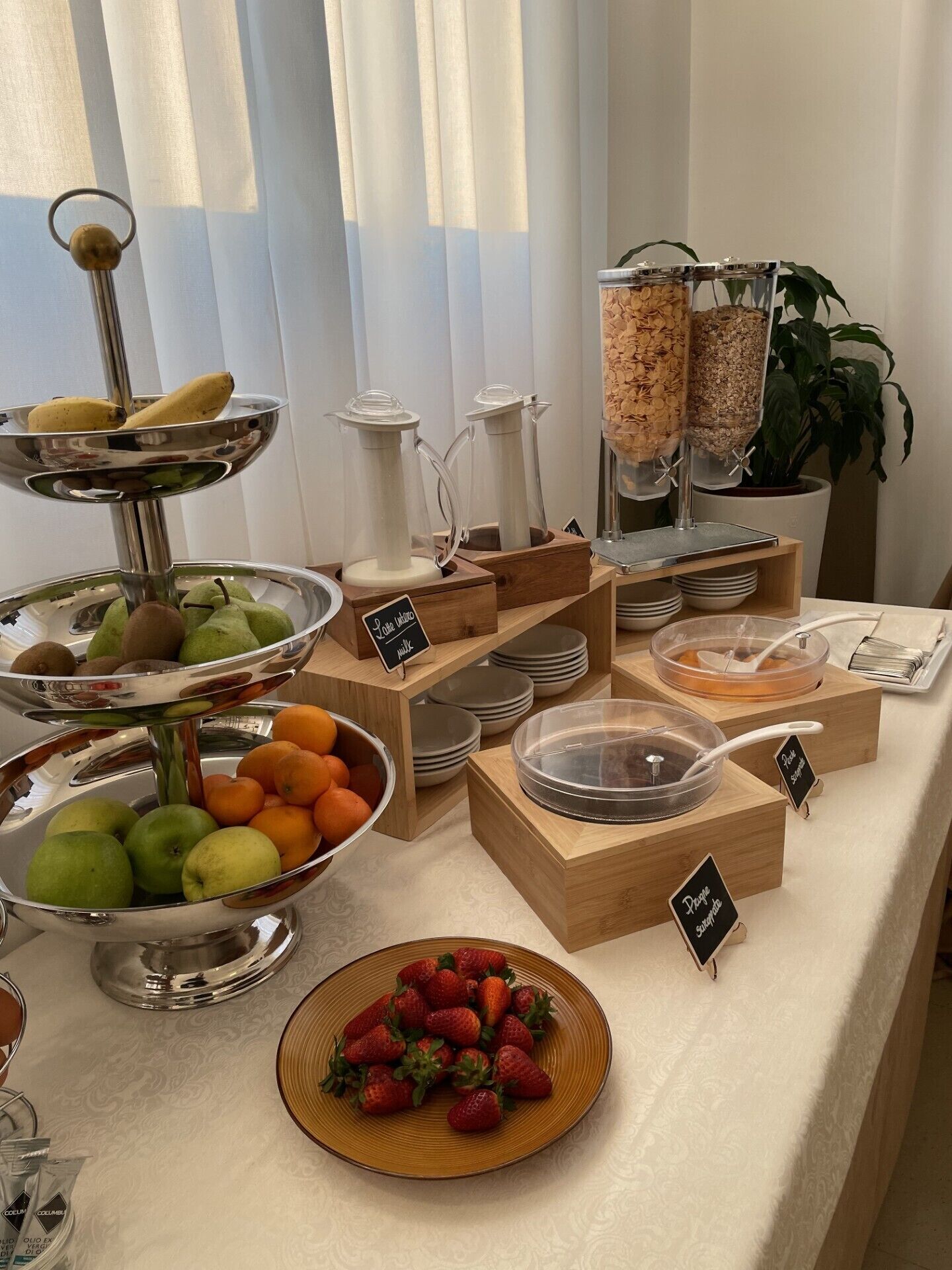 Desayuno continental (EUR 8 por persona) 