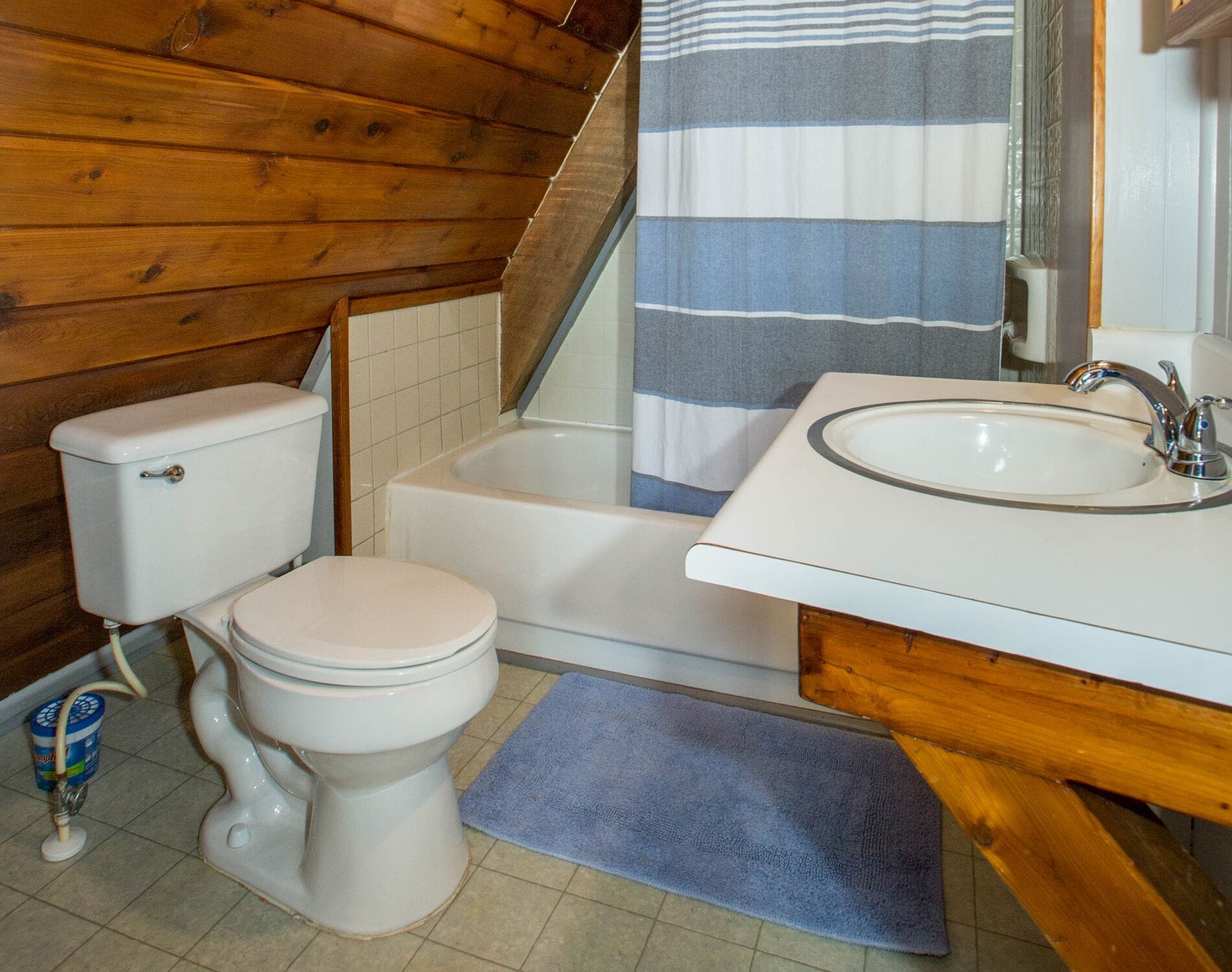 standard cottage, private bathroom, lake view (a-frame pawpaw cottage) | bathroom