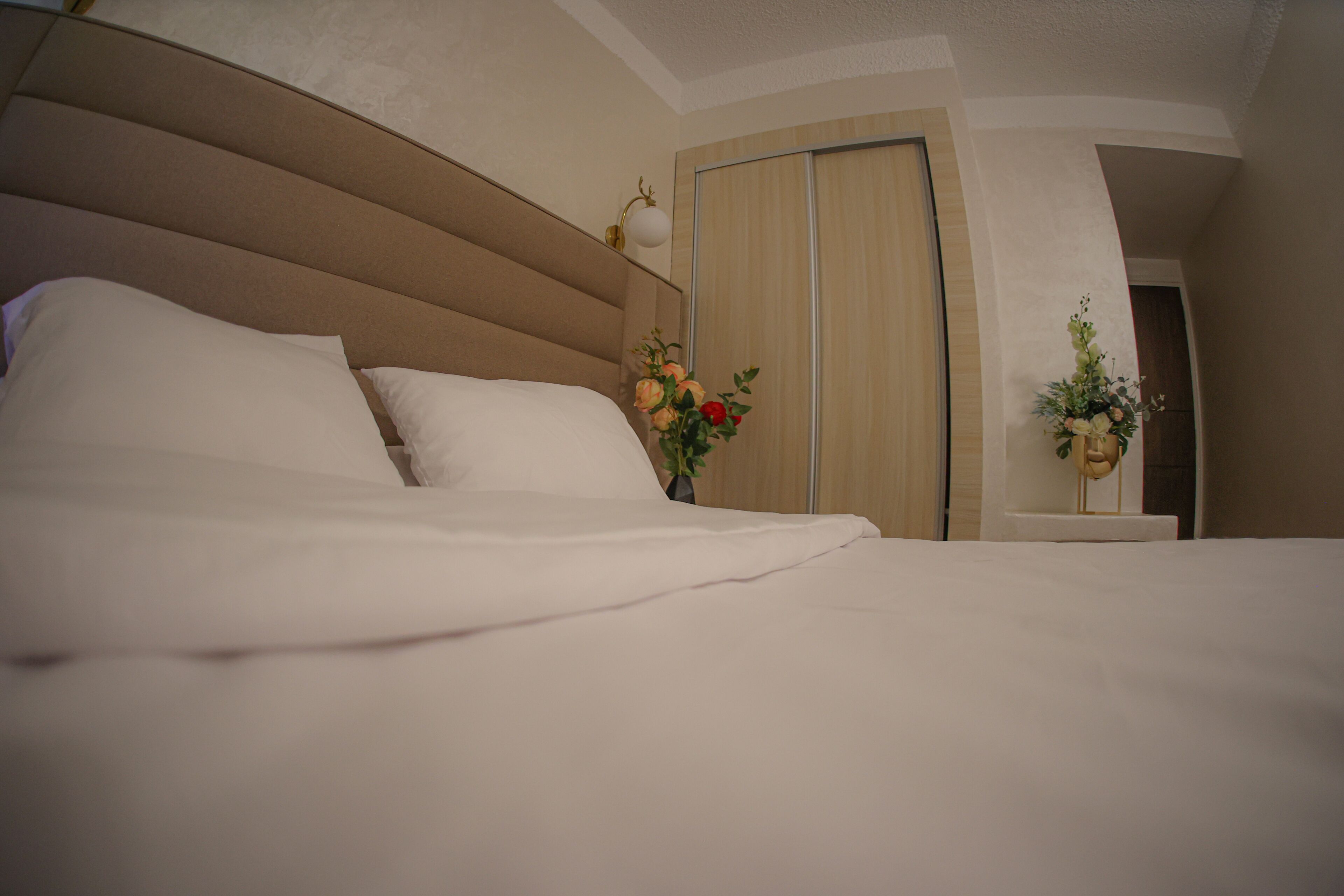 double room | individually decorated, individually furnished, blackout curtains