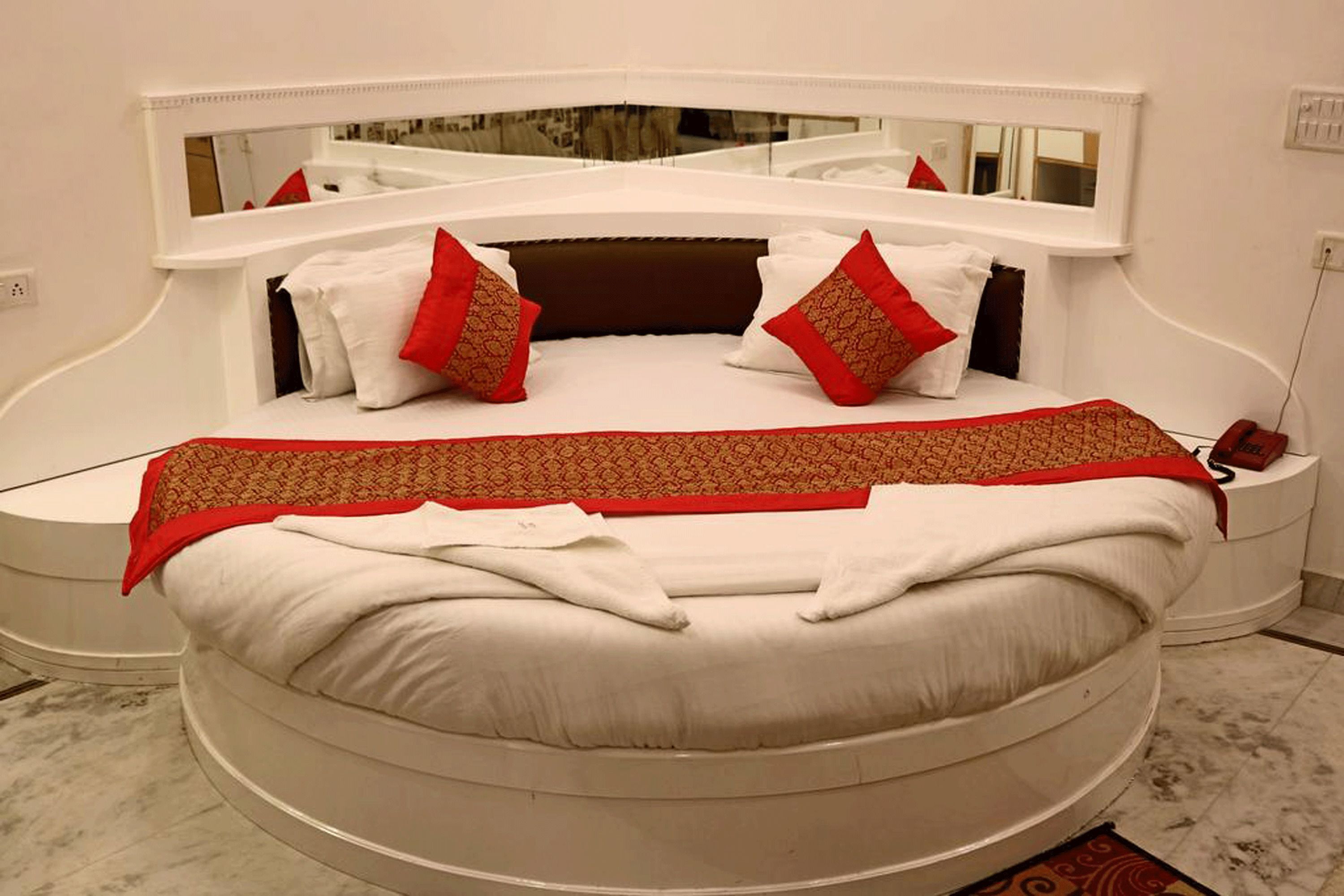 Premium bedding, memory-foam beds, free WiFi, bed sheets