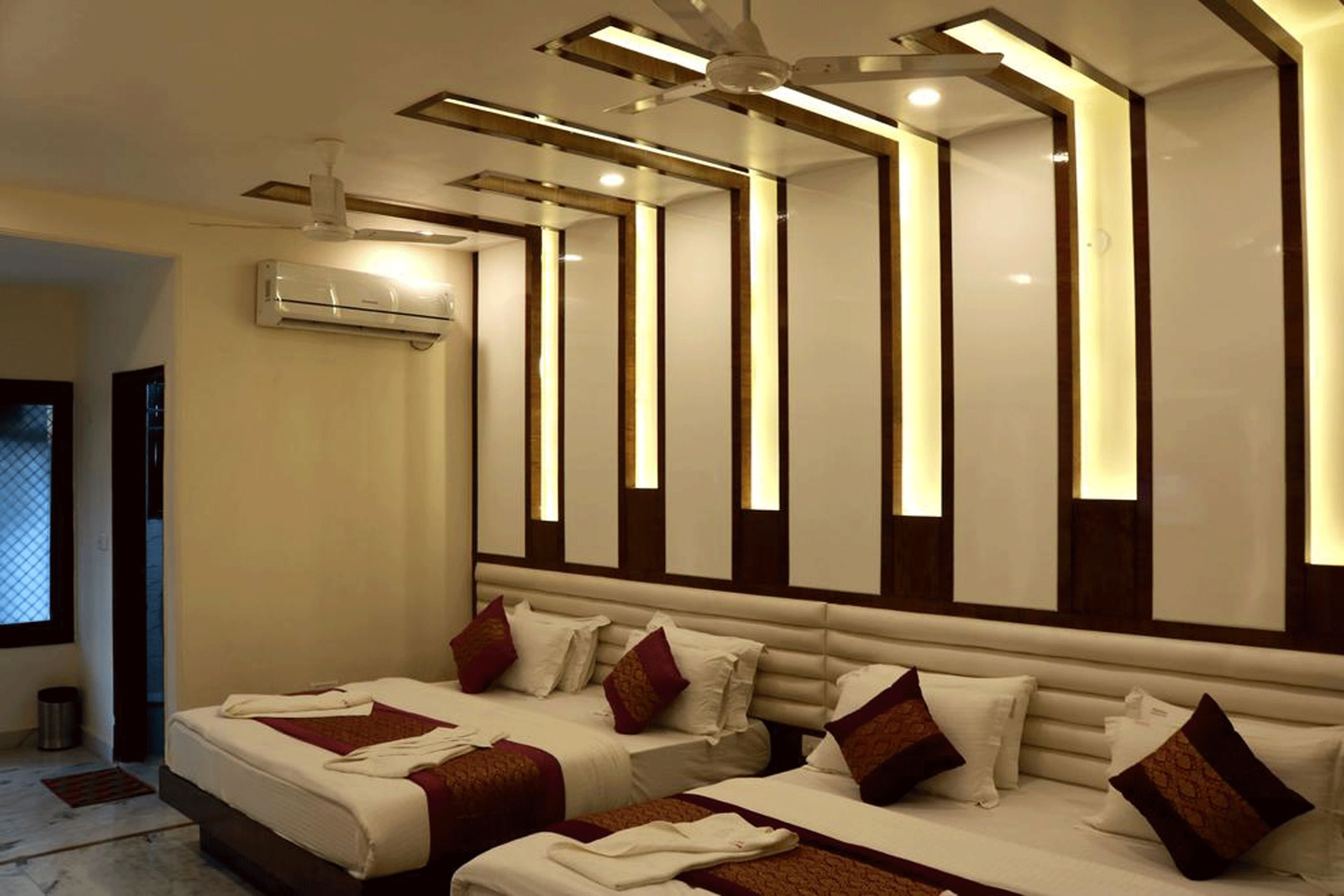 Premium bedding, memory-foam beds, free WiFi, bed sheets