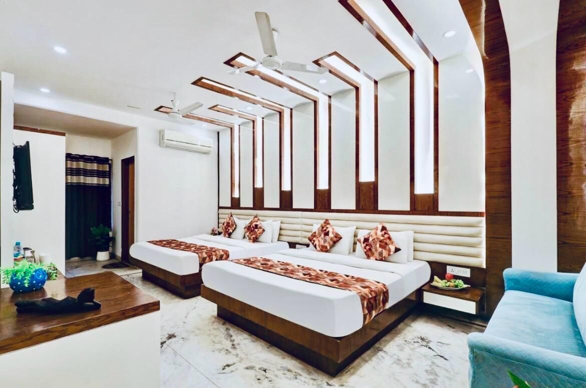 Family Double Room | Premium bedding, memory foam beds, free WiFi, bed sheets