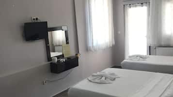 Ropa de cama de alta calidad, escritorio y cortinas blackout