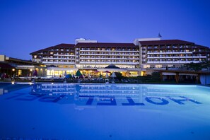 Indoor pool, outdoor pool, cabanas (surcharge), pool umbrellas