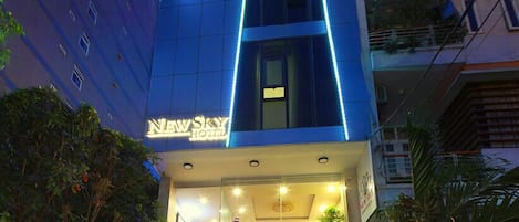 Front of property – evening/night