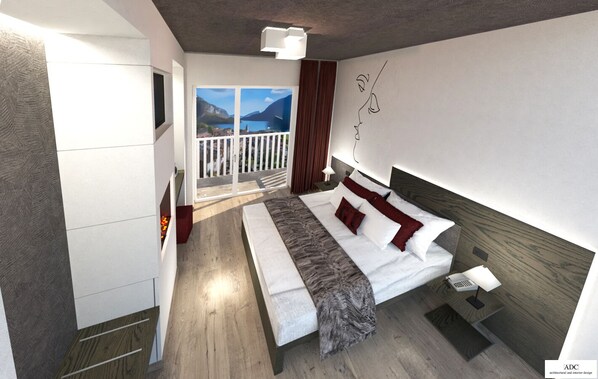 خزنة داخل الغرفة ومكتب وستائر تعتيم وواي فاي مجانًا