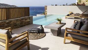 Superior Suite, Private Pool, Sea View | View from room