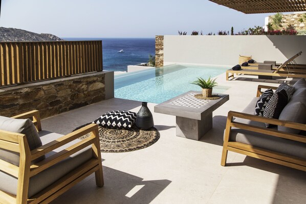 Superior Suite, Private Pool, Sea View | View from room