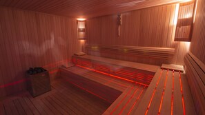 Sauna, Türkisches Bad/Hamam, Körperbehandlungen, Aromatherapie