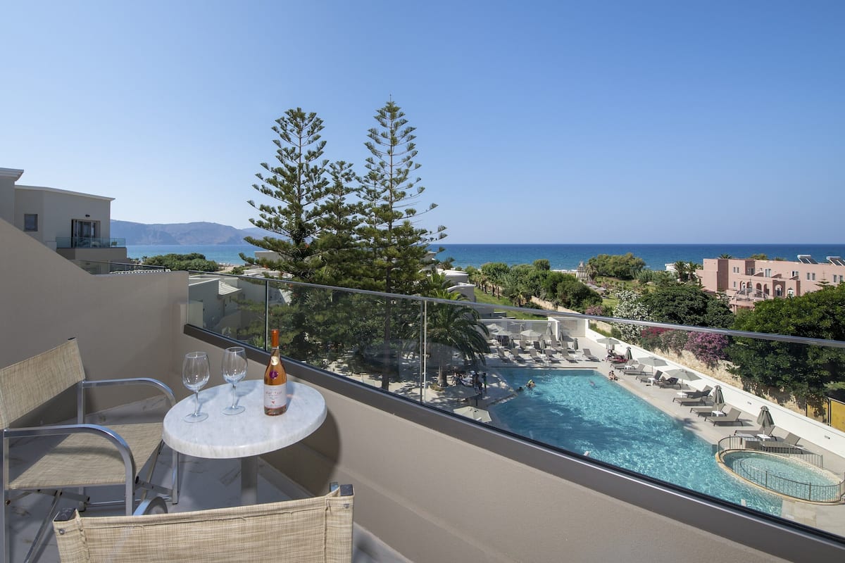 Chambre Panoramique avec lits jumeaux, vue mer