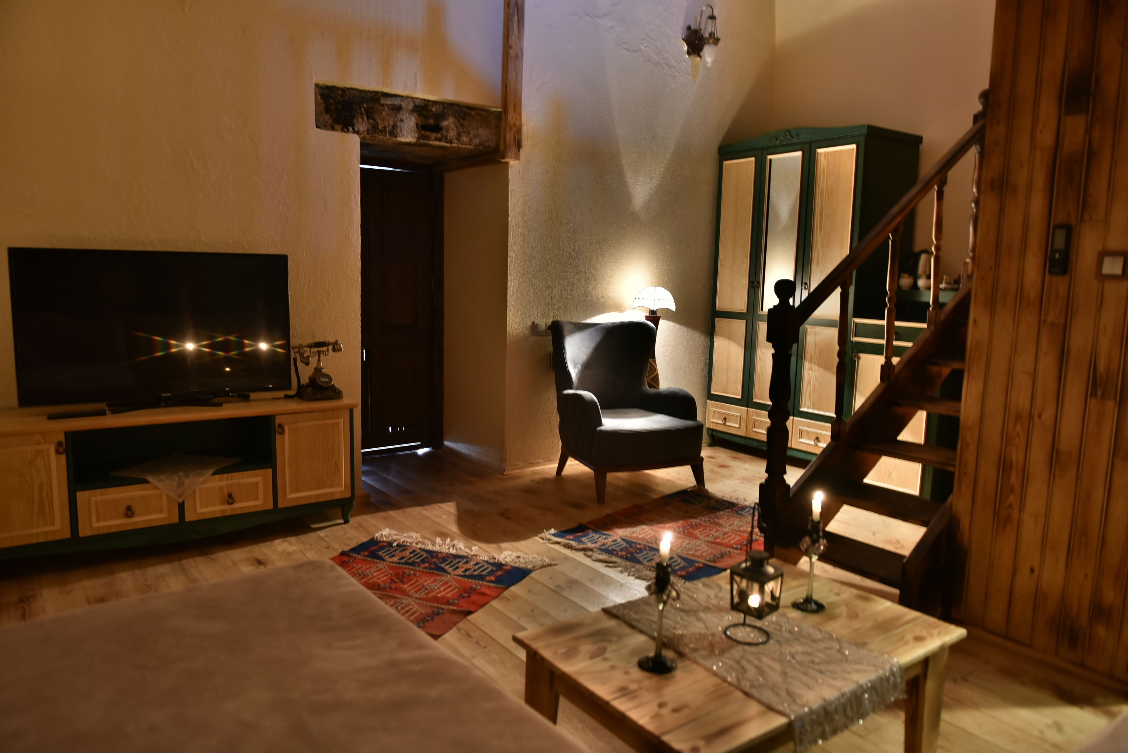 duplex | living area | lcd tv