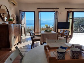 Fireplace, DVD player - Alekos Beach Houses - Alekos Beach Complex (Kefalonia)