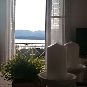 Ferienhaus, 2 Schlafzimmer, Meerblick, Strandnähe (Maria Christina) | 2 Schlafzimmer, hochwertige Bettwaren, Zimmersafe