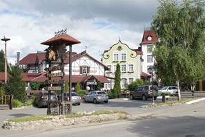 Overnatningsstedets facade