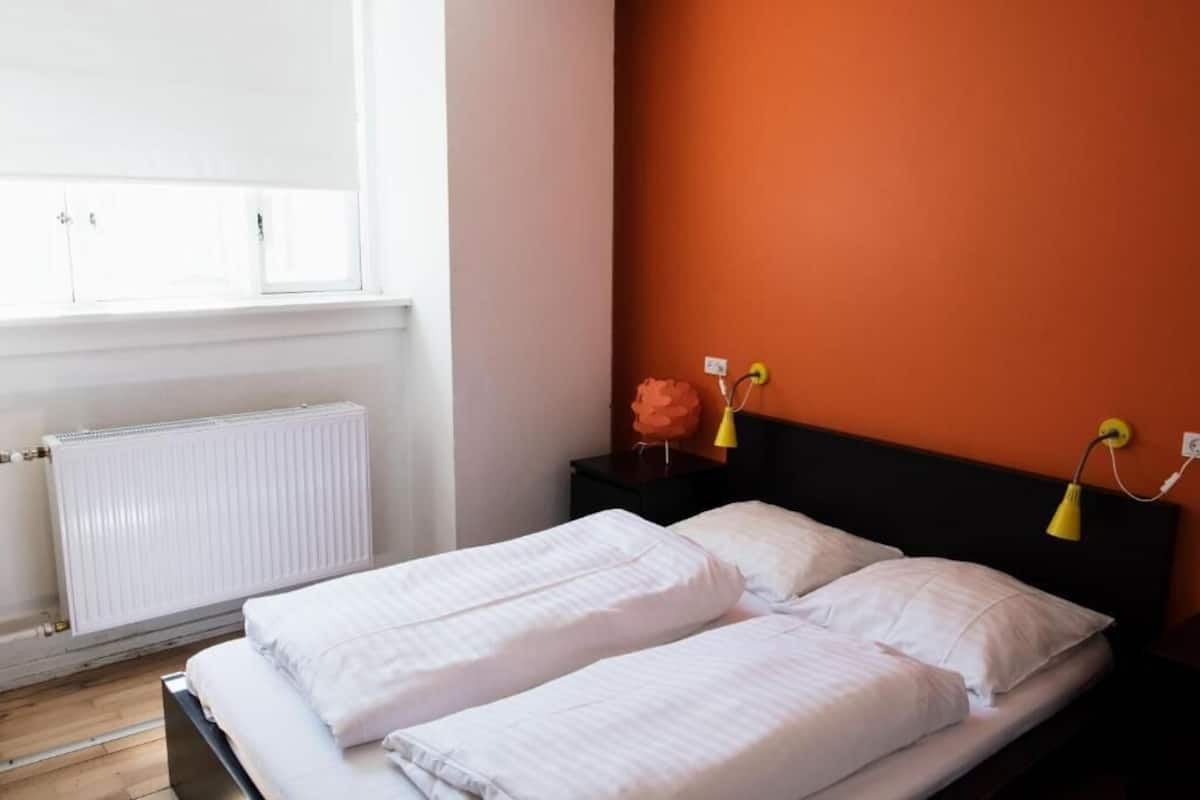 Double Bed Room | Free WiFi, bed sheets