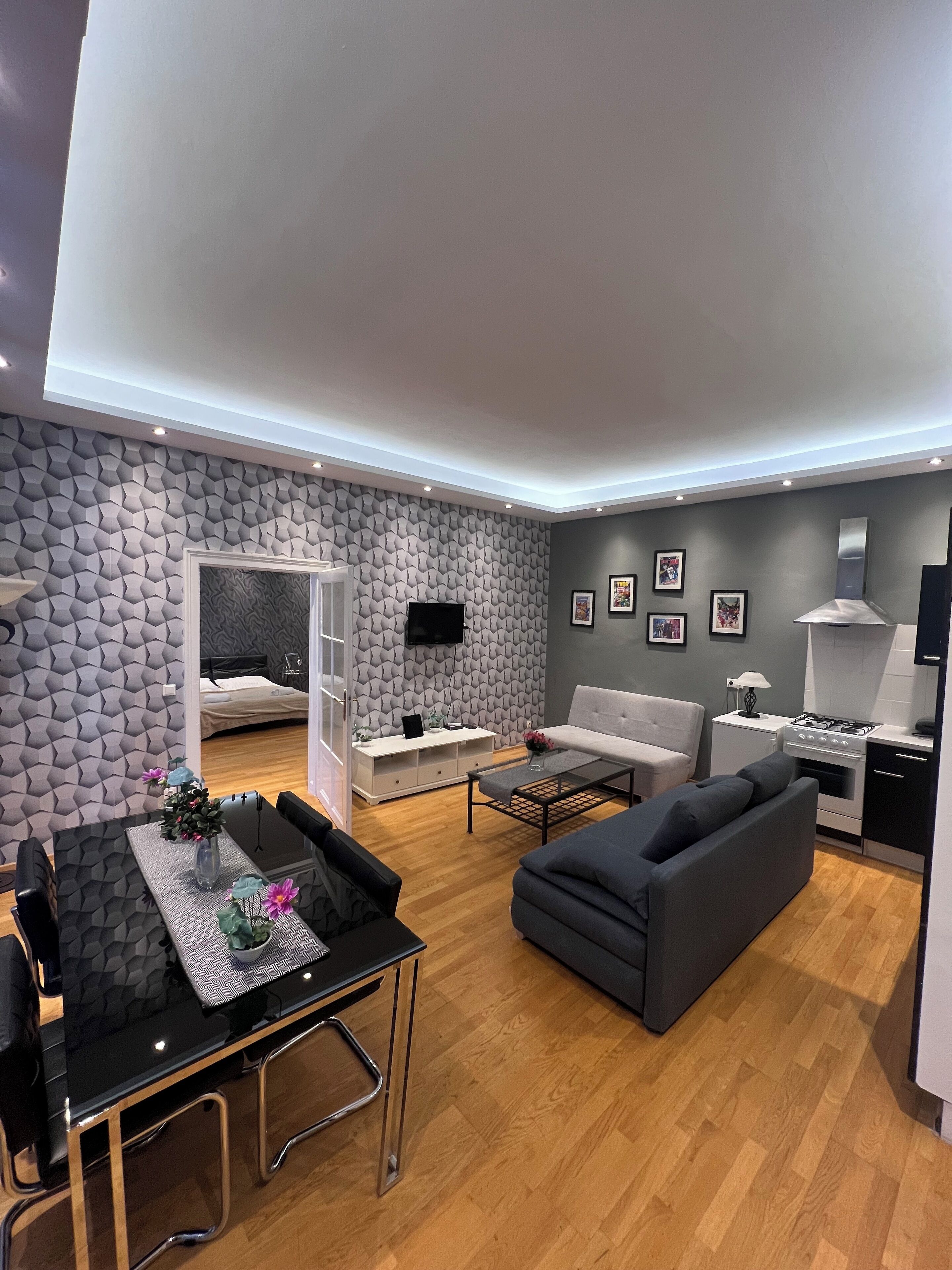 Apartment, 1 Bedroom, Private Bathroom | Down comforters, individually furnished, laptop workspace