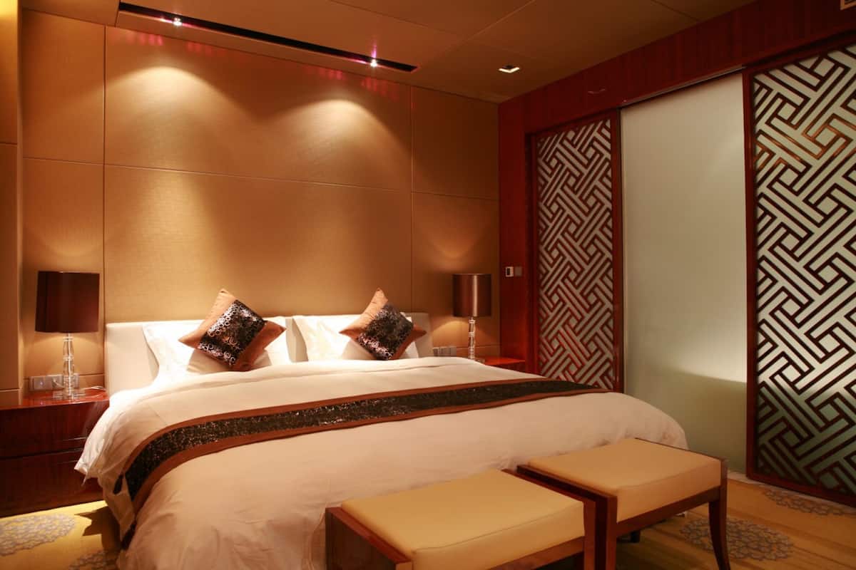 Executive suite | Verduisterende gordijnen, gratis wifi
