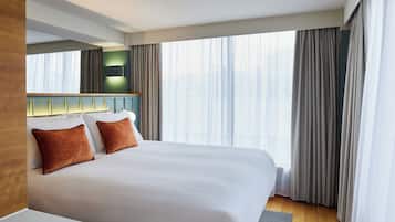 One bedroom open plan | 1 soverom, sengetøy av topp kvalitet og safe på rommet