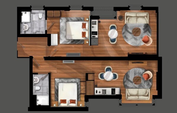 مخطط تصميم الطابق