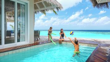 Two Bedroom Beach Suite with Pool | 1 bedroom, premium bedding, minibar, in-room safe