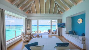 Ropa de cama de alta calidad y minibar