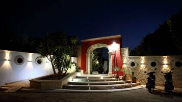 Majoituspaikan julkisivu