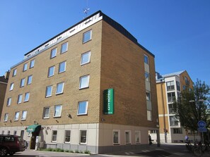 A szálláshely homlokzata