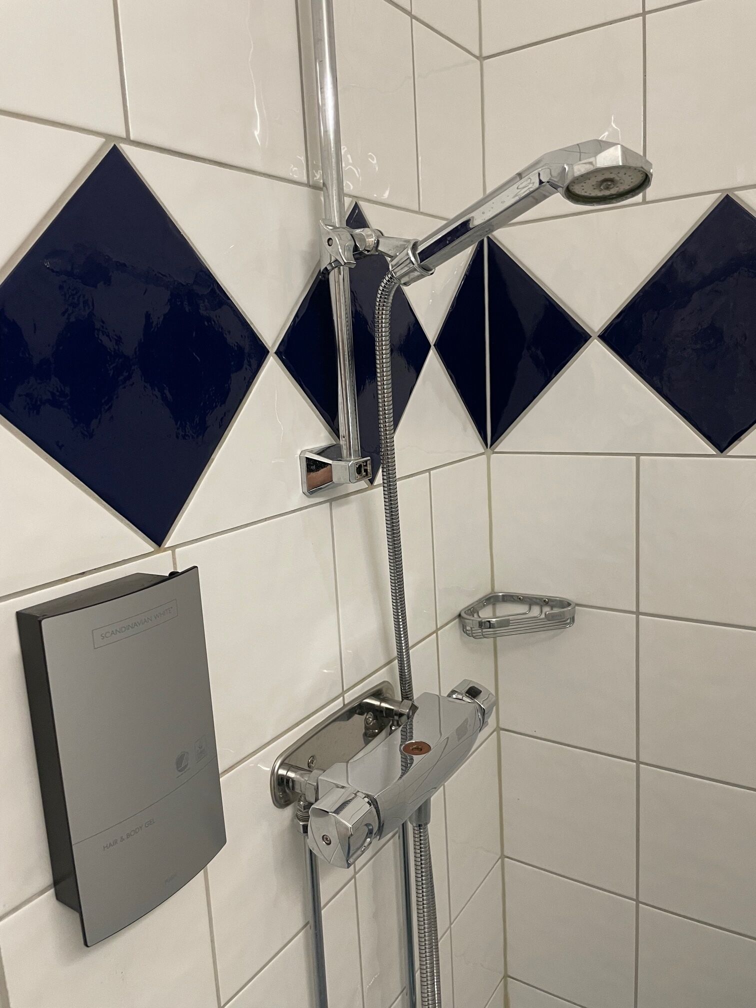 standard room | bathroom | shower, hair dryer, towels