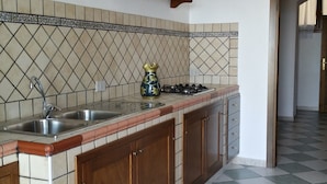 Panoramic Apartment, 1 Bedroom, Sea View, Garden Area | Private kitchen - Villa La Rocca (Castelsardo)
