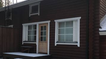 Family Apartment, 2 Bedrooms, Sauna, Mountain View | Terrace/patio