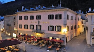 Overnatningsstedets facade